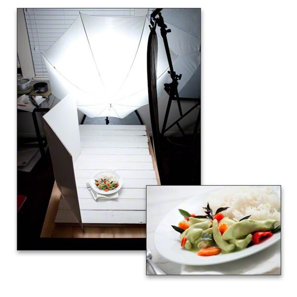 Setup lighting sederhana hingga hasil akhir food photography